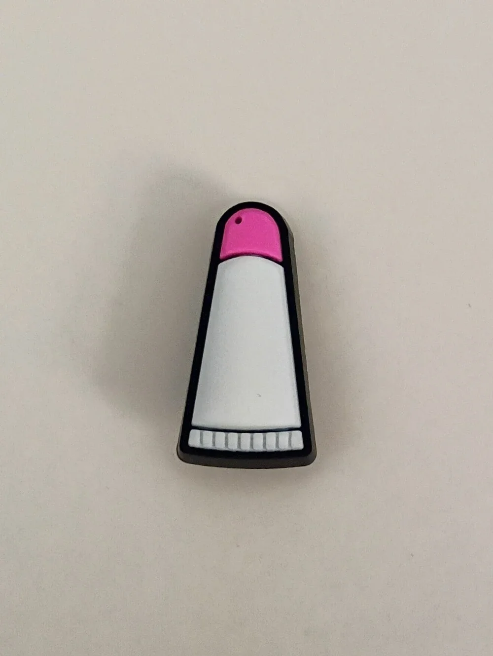 10 for $10 Jibbitz Croc Charm - Pink Capped White Lip Gloss Applicator 3